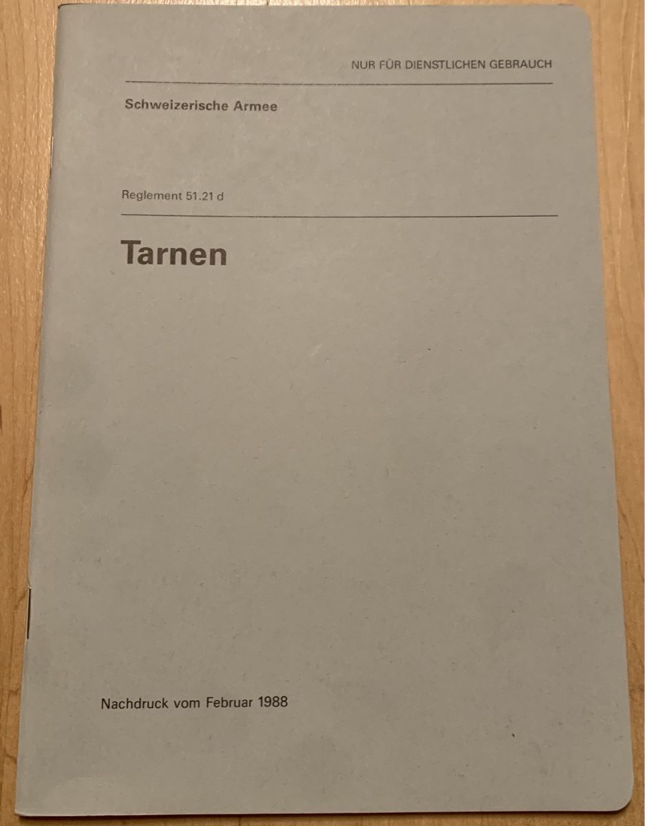 Livres: Reglement 51.21 d Tarnen – Neuf (Voir description) à Goldingen par Bergler012