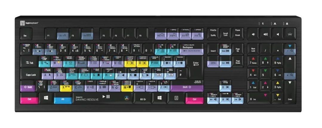 Tastaturen: Logickeyboard Astra Davinci Resolve DE für Mac – Neu (gemäss Beschreibung) aus Liebefeld von Sarah_Shikari