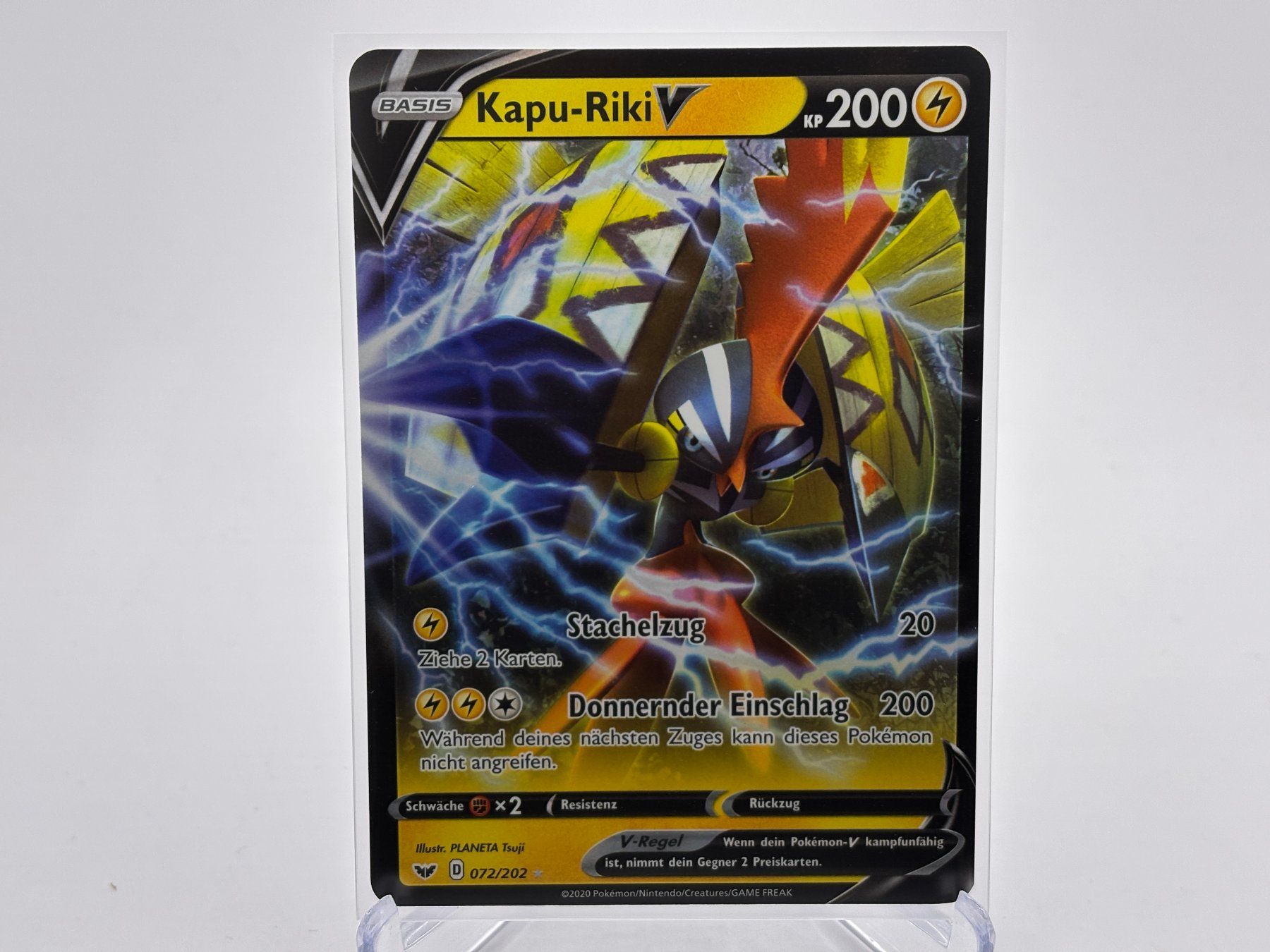 Pokémon Sammelbilder & Trading cards: Schwert & Schild - Kapu-Riki V  (SSH 72) - DE – Neu (gemäss Beschreibung) aus Allschwil von Bullach