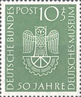 BRD 163, 50 Jahre Deutsches Museum München postfrisch **