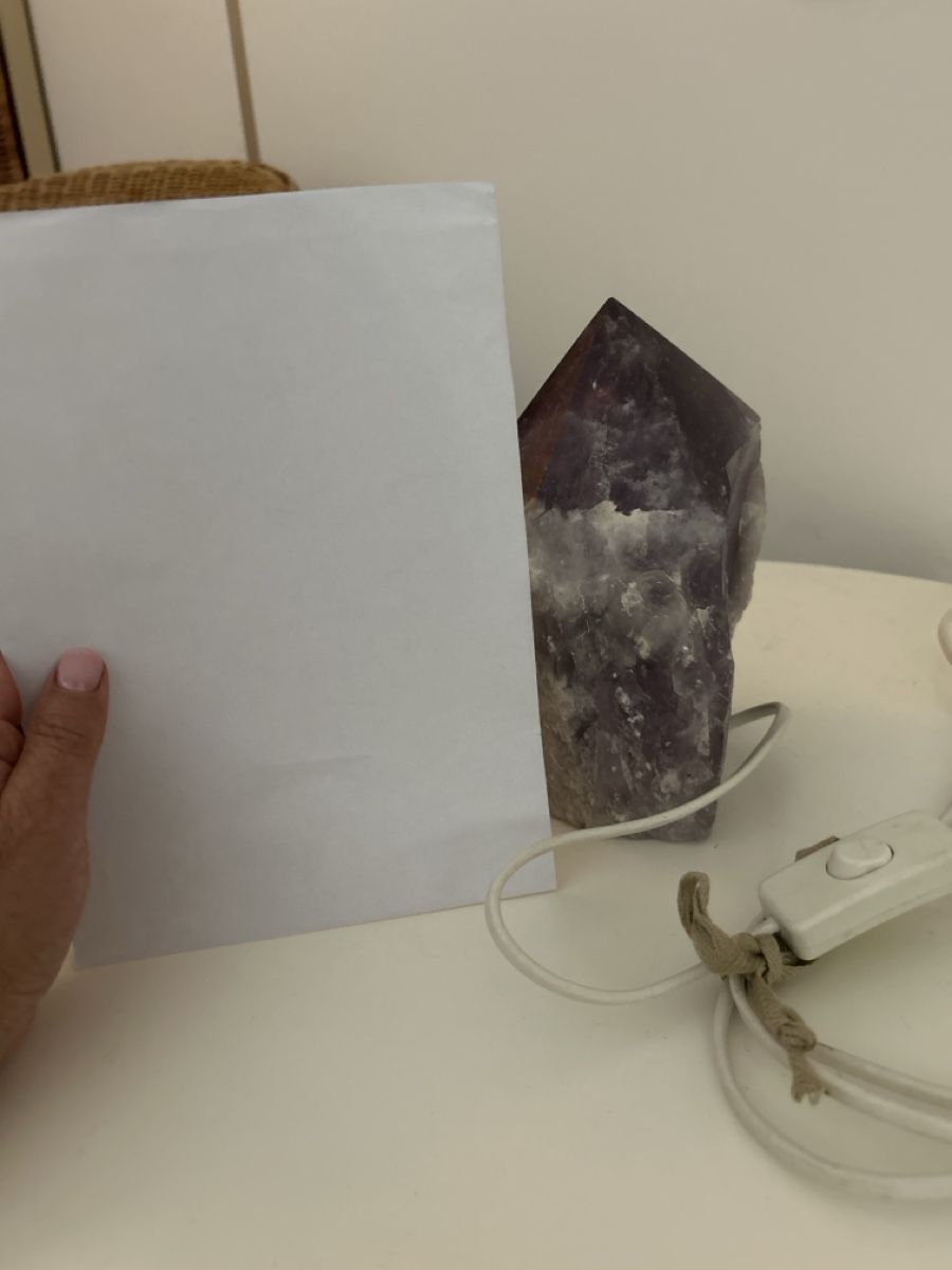 Mineralien & Heilsteine: Amethyst Lampe Kristall gross  25 cm h – Neu (gemäss Beschreibung) aus Umiken von AzizaAmar20 2