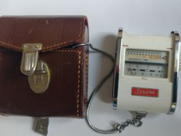 Lichtmesser Sixon Analog Vintage, Ledertasche, für Photo