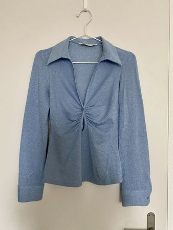 Damenbluse hellblau