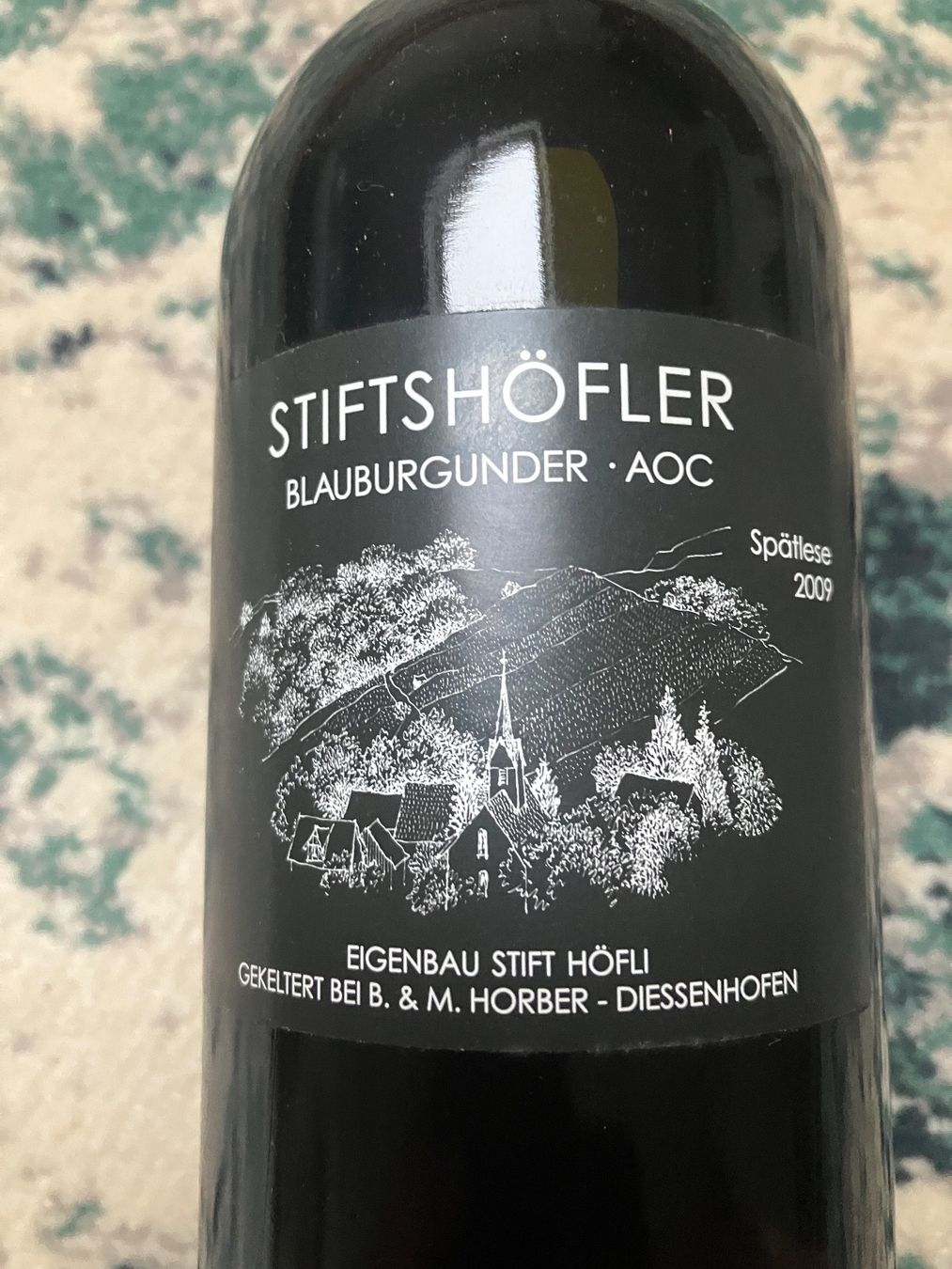 Vino: Wein Blauburgunder AOC Spätlese 2009 – Usato da Bettwiesen venduto da Zustand57