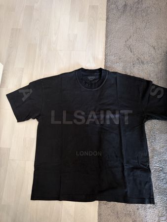 AllSaints T-Shirt schwarz Oversized Grösse L Baumwolle