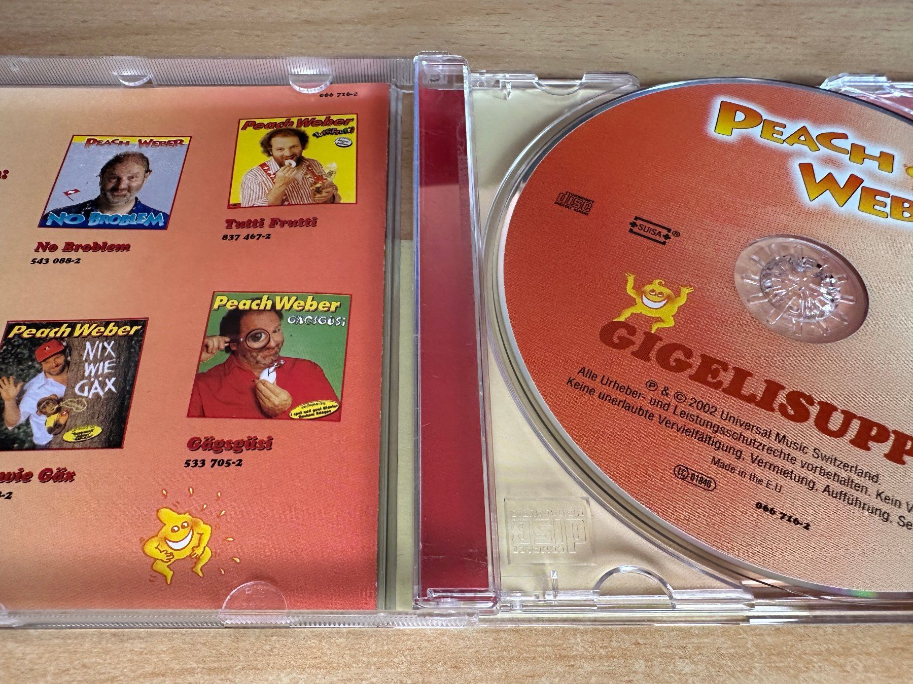 CD: Peach Weber – Gigelisuppe – Usato da Rikon im Tösstal venduto da Alpenmutz 2