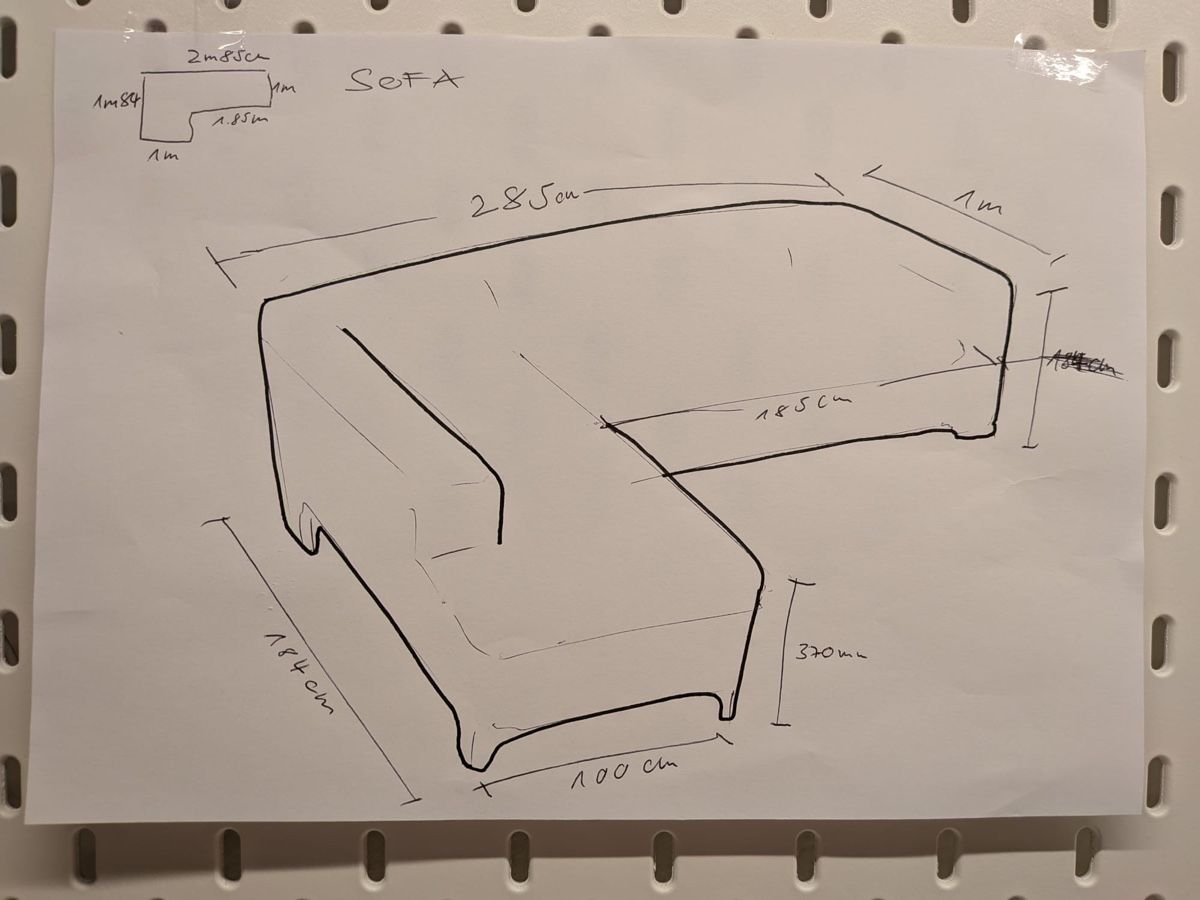 Sofas: Divano ad angolo colore grigio – Gebraucht aus Winterthur von kat_8tm7 1