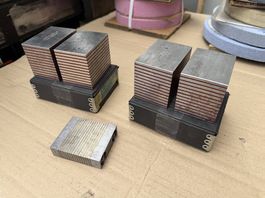 Hilfs- Aufspannblöcke 4 stk 50x70x58 mm 67x56x16mm