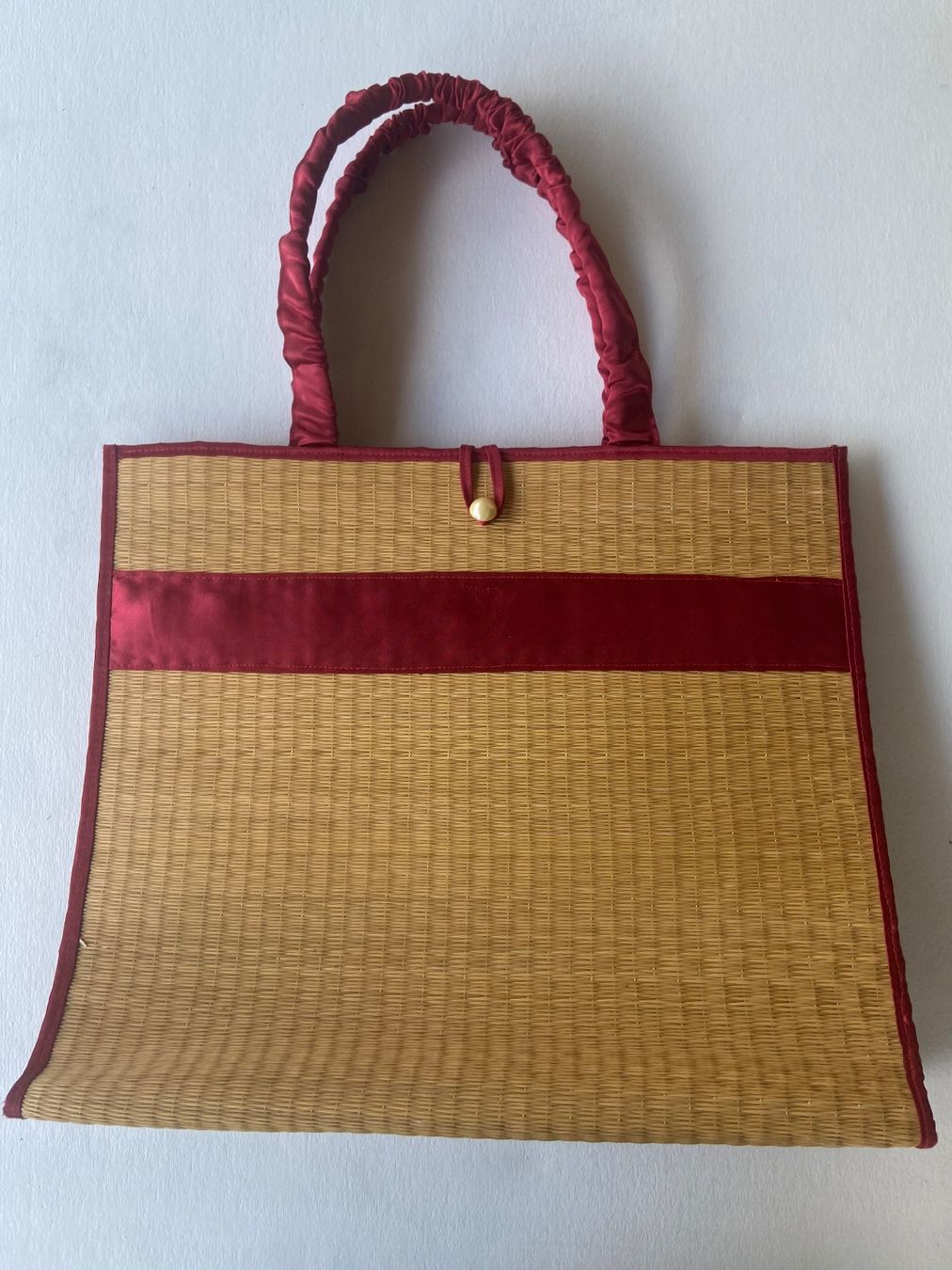 Borse da donna: Reis-Stroh-Tasche, Futon-Material – Usato da Lenzburg venduto da han_bx8b
