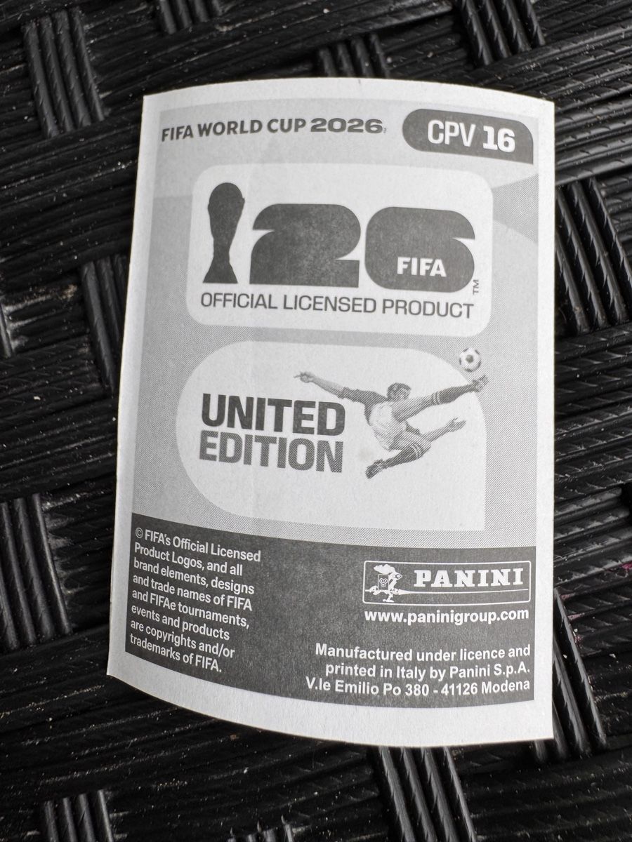 Panini Carte collezionabili: Panini - WM 2026 - CPV 16 - Sticker – Nuovo (secondo la descrizione) da Wetzikon ZH venduto da thayreen 1