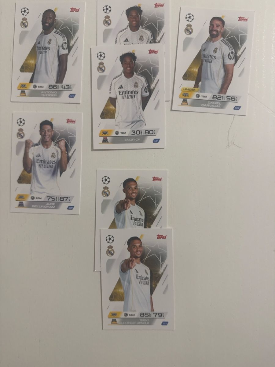 Topps Carte collezionabili: Match Attax 25/26 Real Madrid  – Usato da Wettingen venduto da dja_b7xn