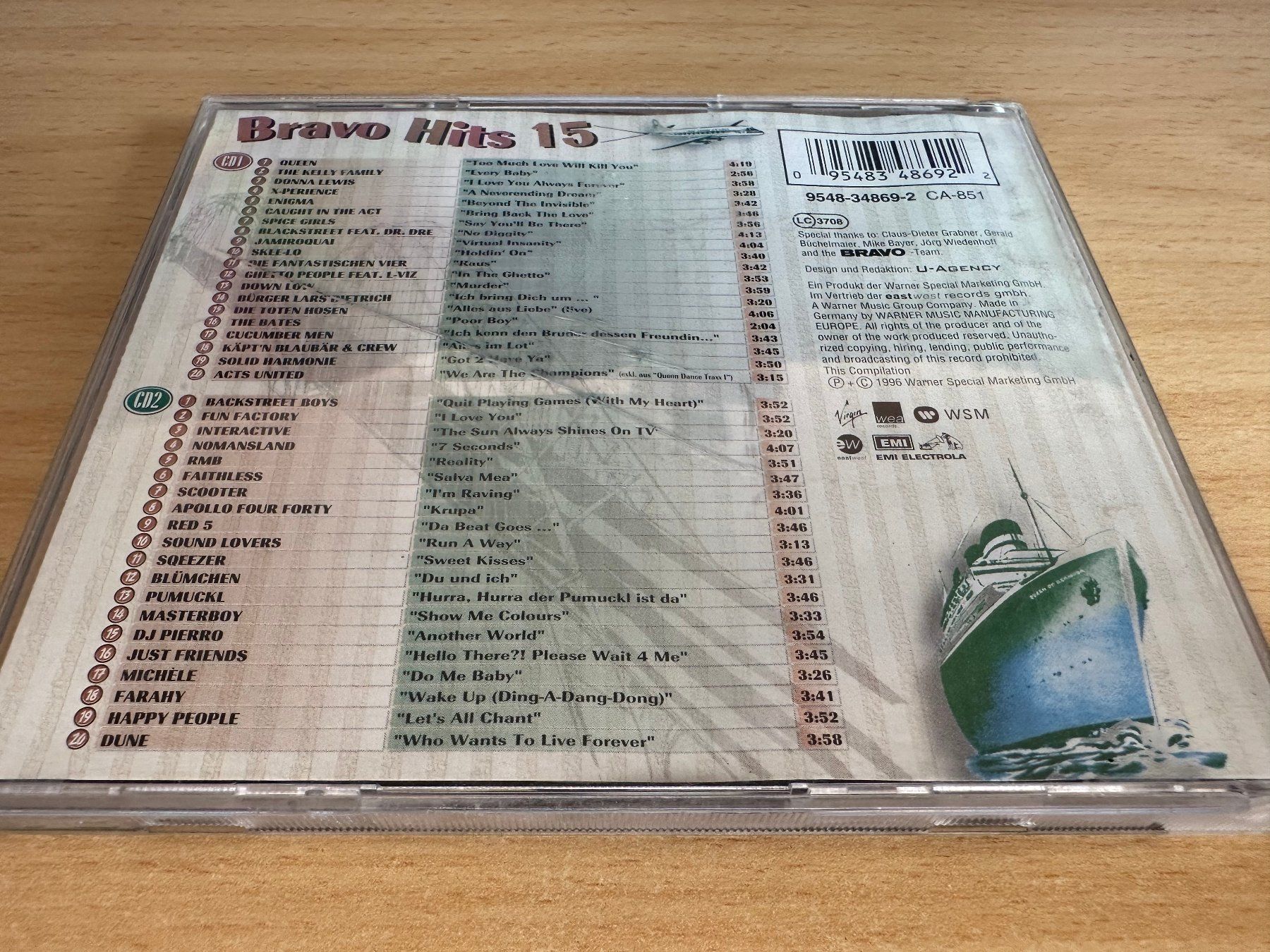 CD: Various – Bravo Hits 15 - 2 CD – Usato da Rikon im Tösstal venduto da Alpenmutz 1