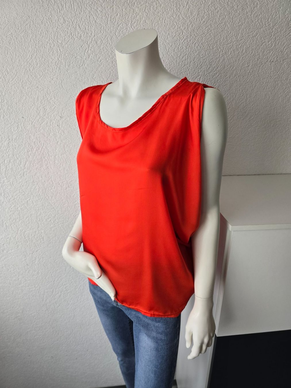 Camicette: Blouse fluide rouge T-unique – Usato da Les Verrières venduto da kitel79 2