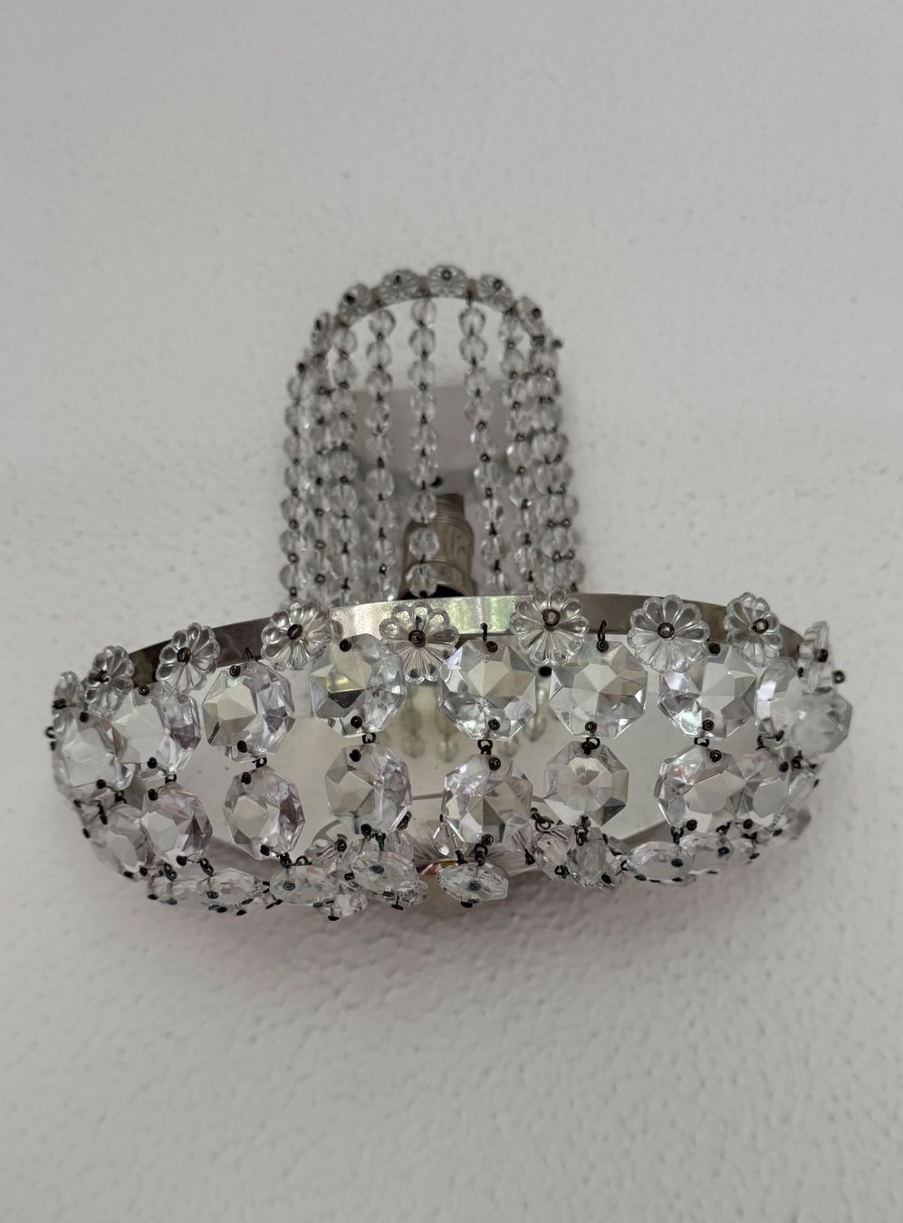 Lampes: Wandlampe Glasperlen Kristalloptik, Metall – D'occasion à Wohlen AG par homecollectivech 1