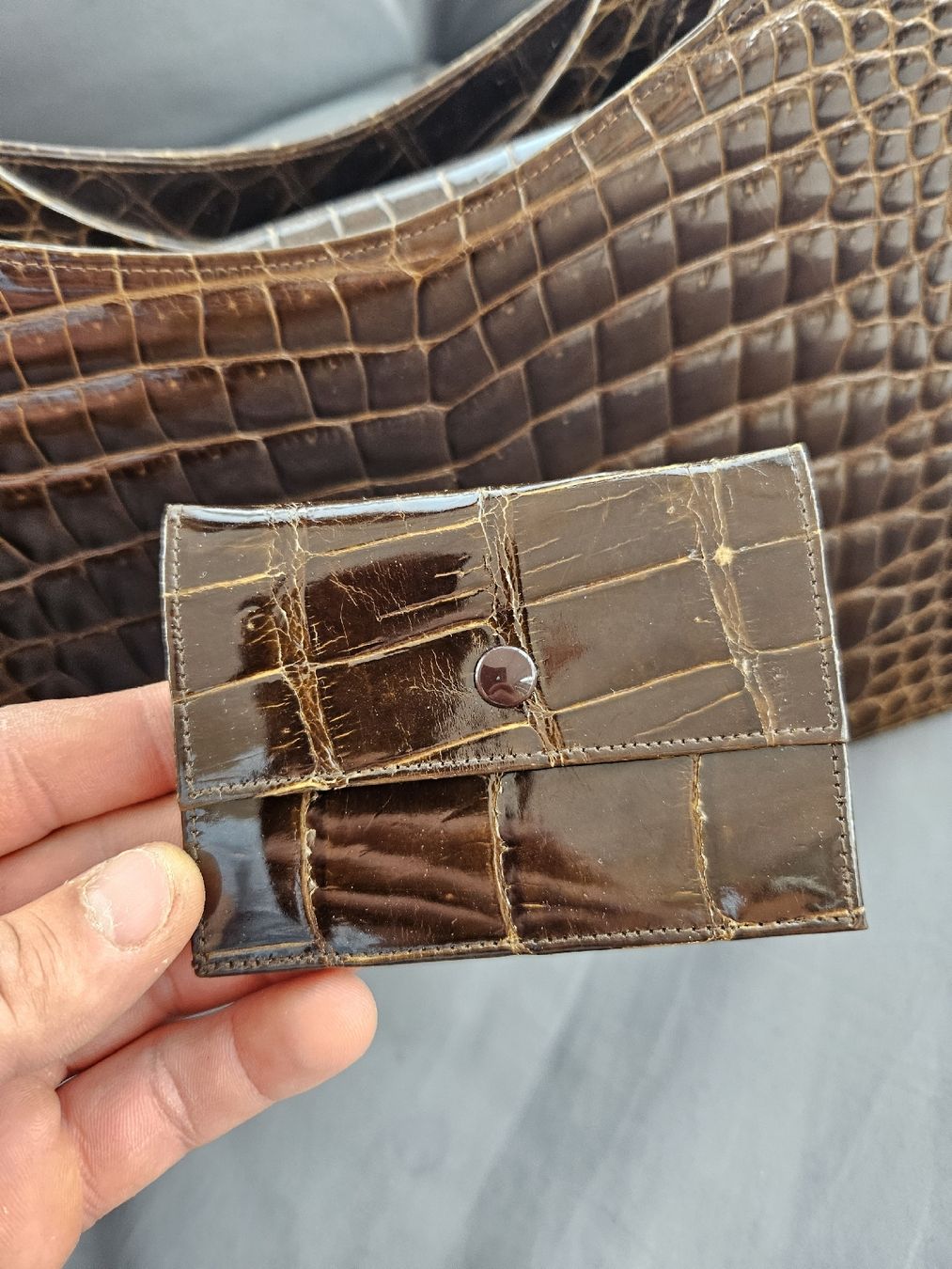 Borse da donna: Vintage Damen Tasche Echt Leder – Usato da Rickenbach b. Wil venduto da nic_8ljr 3