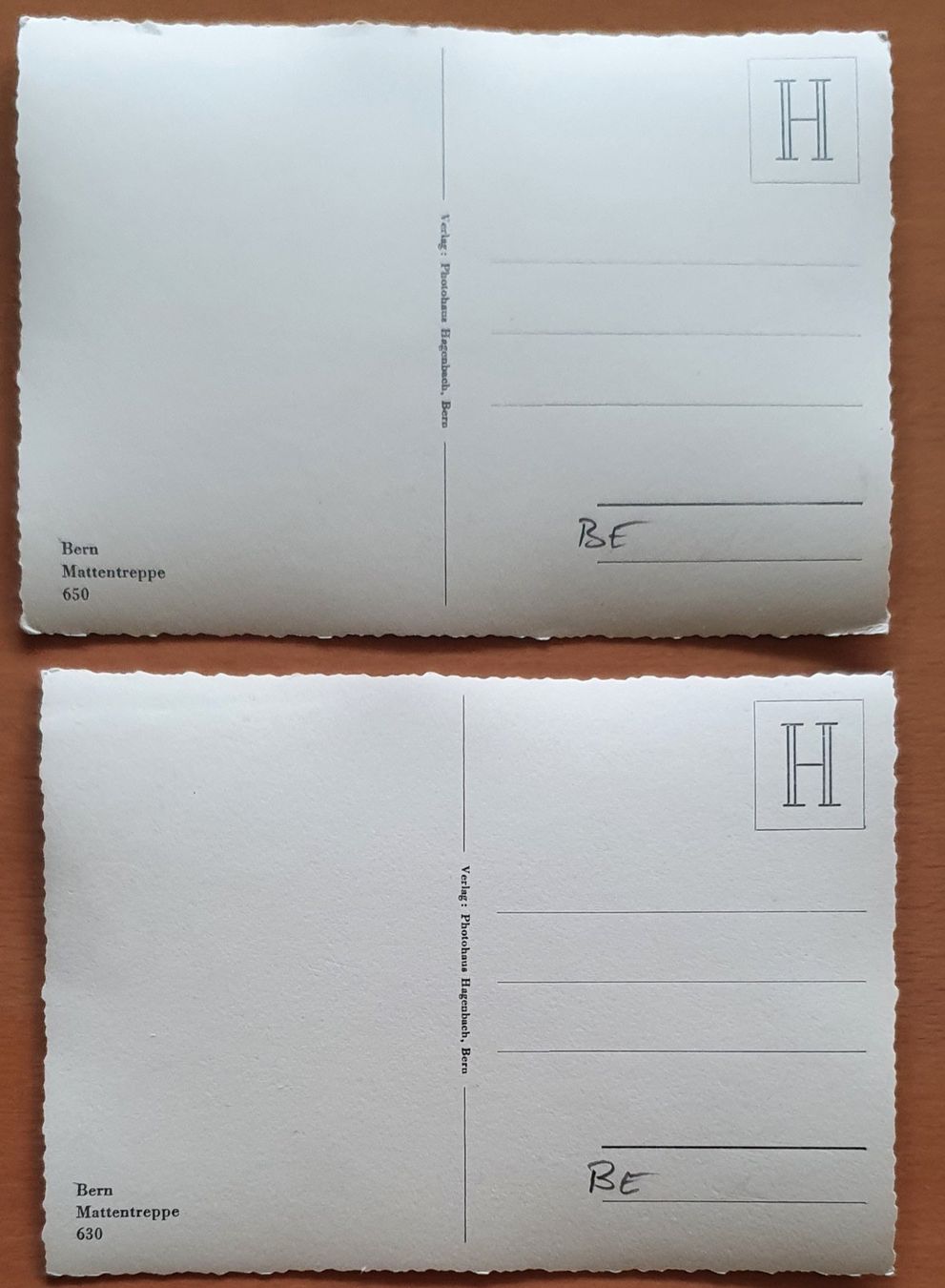Cartoline postali: 2 Ansichtskarte Bern - Mattentreppe – Usato da Kreuzlingen venduto da Rschweiz1 1