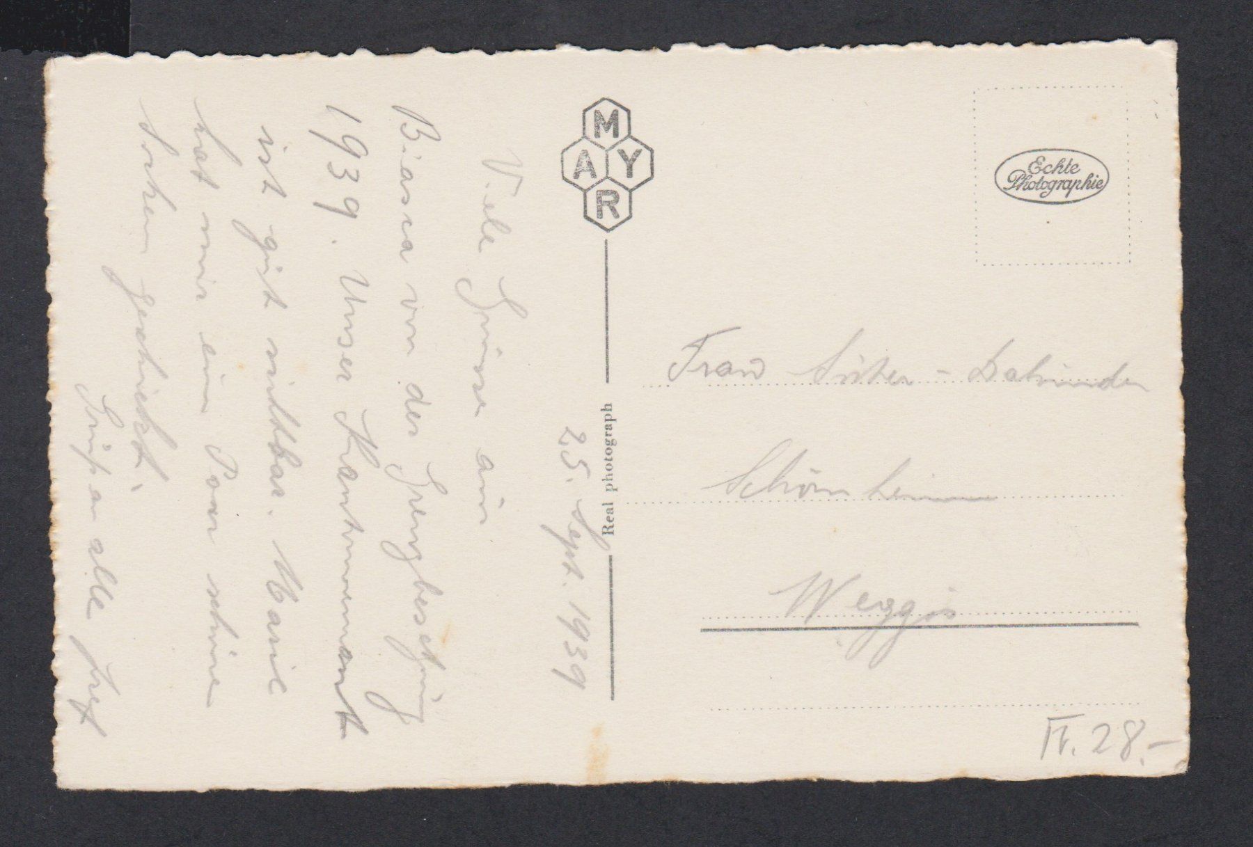 Cartoline postali: Biasca  TI   :   alte Panorama Ansichtskarte von  1939 – Usato da Vitznau venduto da Ropaku 1