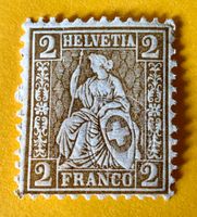 Sitzende Helvetia UNGESTEMPELT  