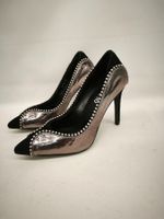 Heine Pumps schwarz metallic Grösse 36 wie neu