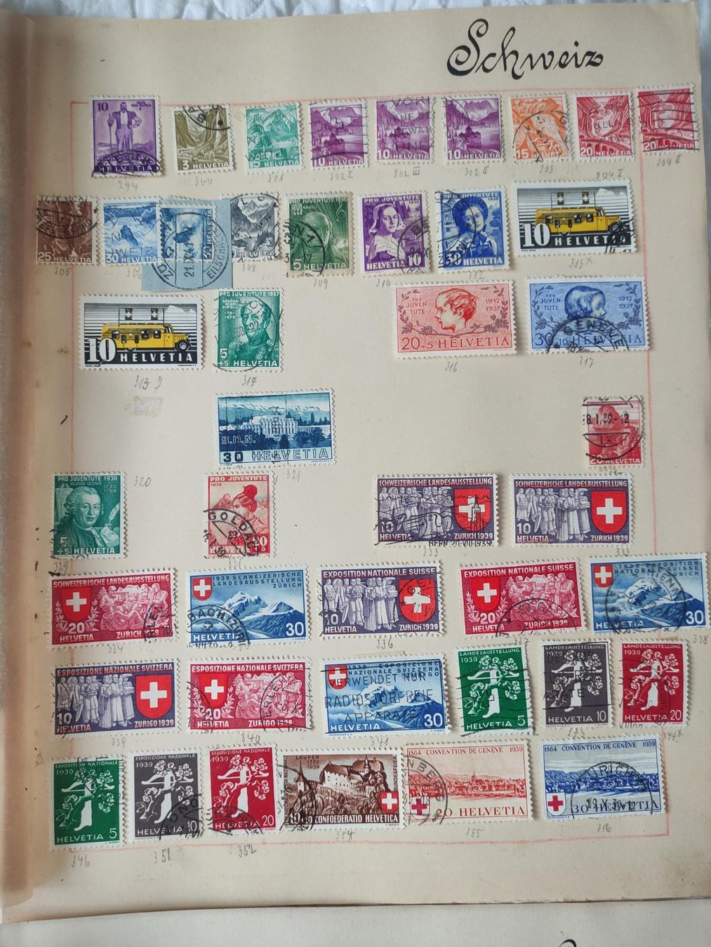 Alle Briefmarken: Schweizer Briefmarken – Gebraucht aus St. Gallen von Pintador 2