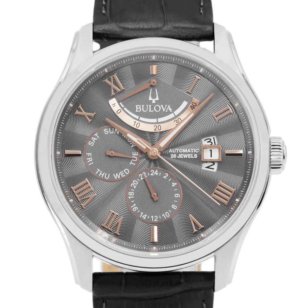 Bulova Orologi: Bulova 96C143 Wilton Grau Automatik – Nuovo e nell'imballaggio originale da Schindellegi venduto da harveystore 2