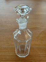 Vintage Parfümflasche, Glasflacon mit Diamantstopfen!