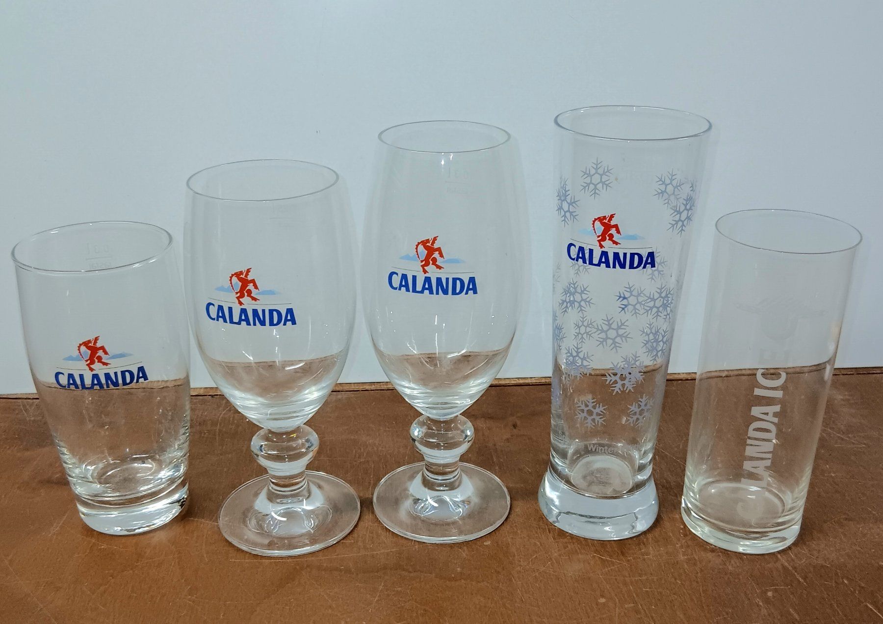 Gläser: 5 Bierglas Bier Brauerei Calanda Chur – Gebraucht aus Lichtensteig von B-B-Bier