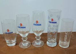 5 Bierglas Bier Brauerei Calanda Chur