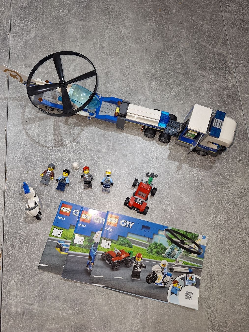 Lego Giocattoli: Lego 60244 Polizei Hubschrauber Transport – Usato da Egerkingen venduto da Niceli1 1