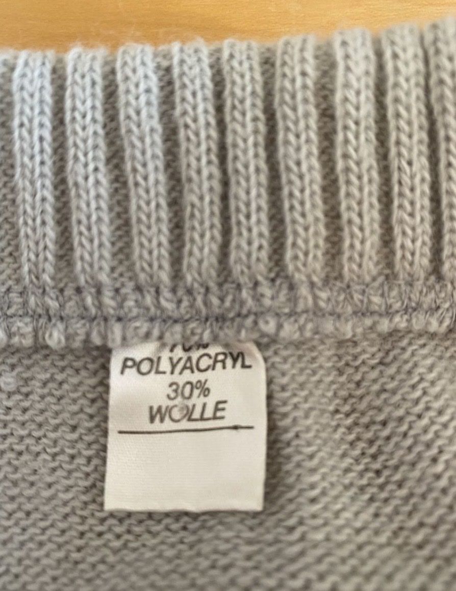 Gonne: Warmer Strickrock, grau, Gr. 38/40 – Nuovo (secondo la descrizione) da Bülach venduto da noe_zsg8 1
