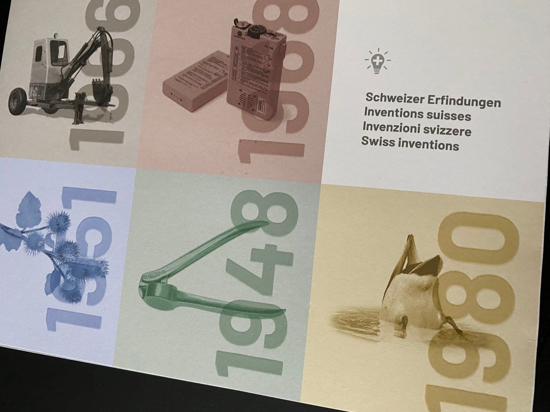 Tutti i francobolli: Folder mit schweizer Erfindungen ET Vollstempel 2021 - 2025 – Nuovo (secondo la descrizione) da Niederrohrdorf venduto da leni29