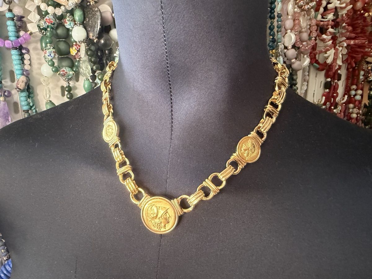 Catenine: Vintage Halskette Luxus Modeschmuck  – Usato da Lamone venduto da LaCantinaMagica