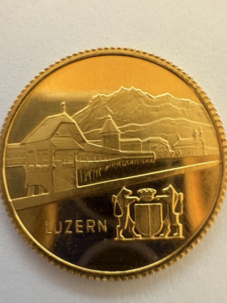 Toutes les monnaies: Schweizer Golddukat 1964 Luzern – D'occasion à Murten par Tzaugg 2