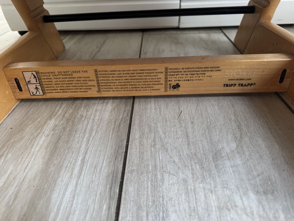 Stokke Seggioloni: Stokke Tripp Trapp Hochstuhl Holz  – Usato da Gelterkinden venduto da Familienferien 2