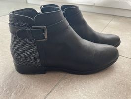 Stivaletti neri in pelle, taglia 41 - Perfetti per l'inverno