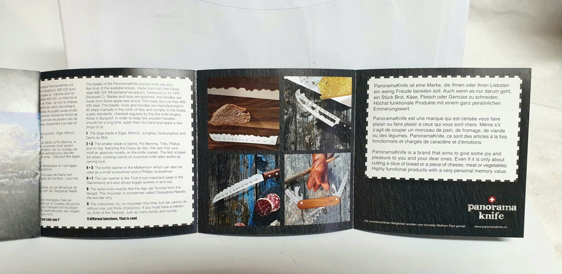 Coltelli tascabile: Sackmesser Taschenmesser Panorama pocket Knive Grimsel – Nuovo (secondo la descrizione) da Tüscherz-Alfermée venduto da Newpad 8