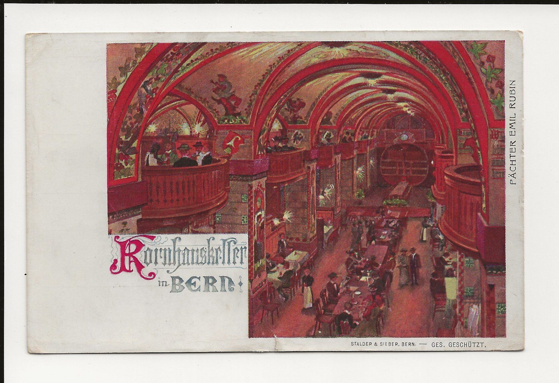 Cartoline postali: AK ca.1920 Kornhauskeller in Bern – Usato da Greifensee venduto da 315WDO