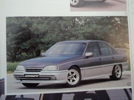 Prospekt Opel Omega A Ascona B Zender Tuning 1989