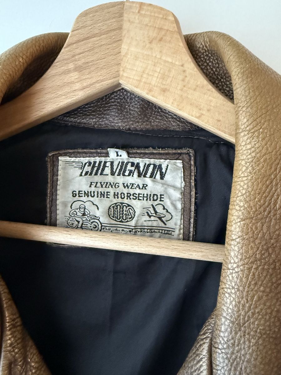 Giacche: Chevignon Leather Jacket Horsehide Brown Size L – Usato da basel venduto da crinoir 3