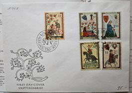 FL 349-353 auf FDC (Kat 35.--) ab nur 2.50