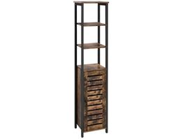 Hochschrank Küchenregal mit 3 Ablagen und Schrank ZARENA
