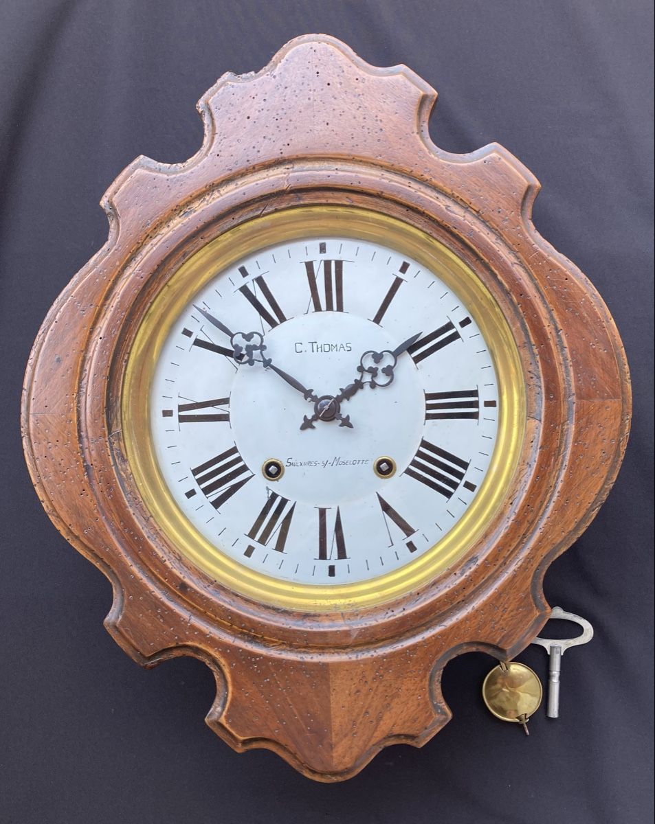 Orologi da terra & Orologi da parete: Französische Wanduhr C. Thomas – Usato da Hölstein venduto da Uhriella