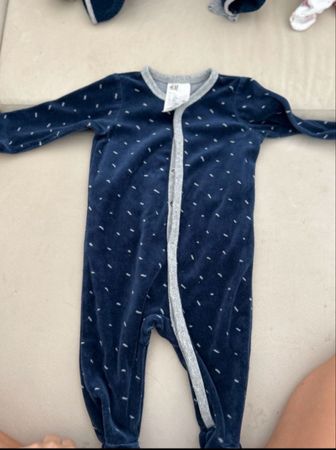 Baby Pijama 62  H+M aus Samt