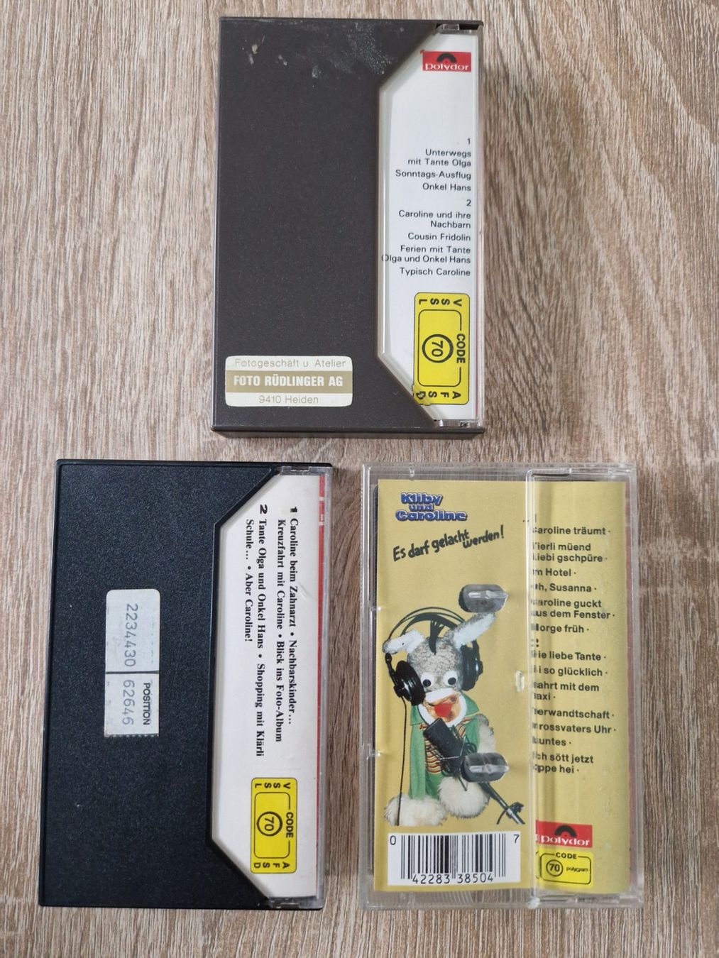 Musicassette: 3 Kult-Kassetten: Kliby und Caroline – Usato da Rebstein venduto da Ajs_Toy_Palast_1 1