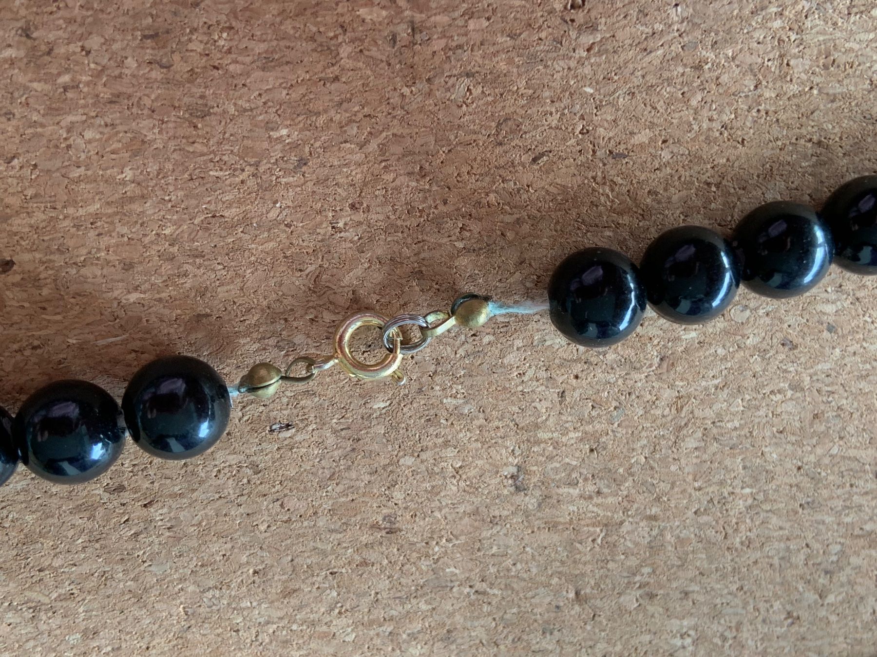 Catenine: Schwarze Kette Silberelemente – Usato da Laufen venduto da Bellavitaboom 7