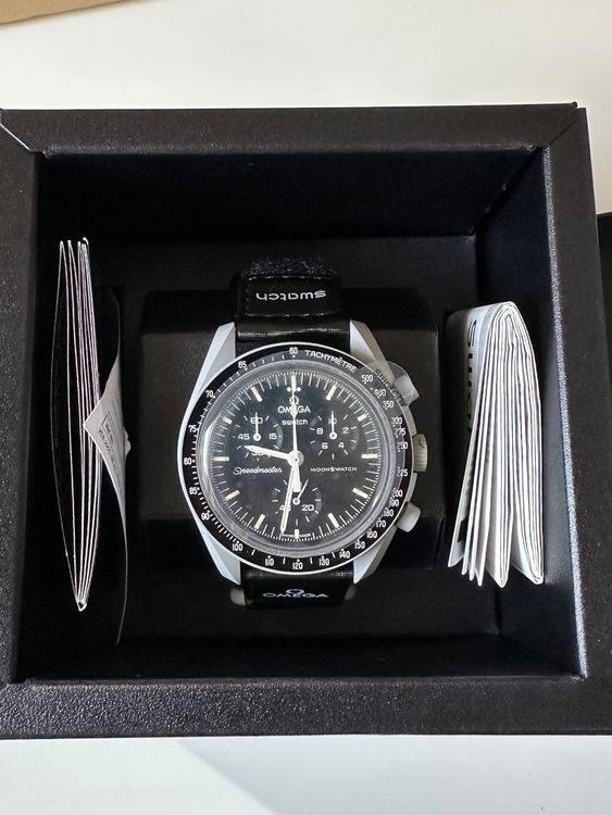 Swatch Orologi: Omega x Swatch - Mission to the Moon / MoonSwatch (neu) – Nuovo e nell'imballaggio originale da Zürich venduto da Mas7 7