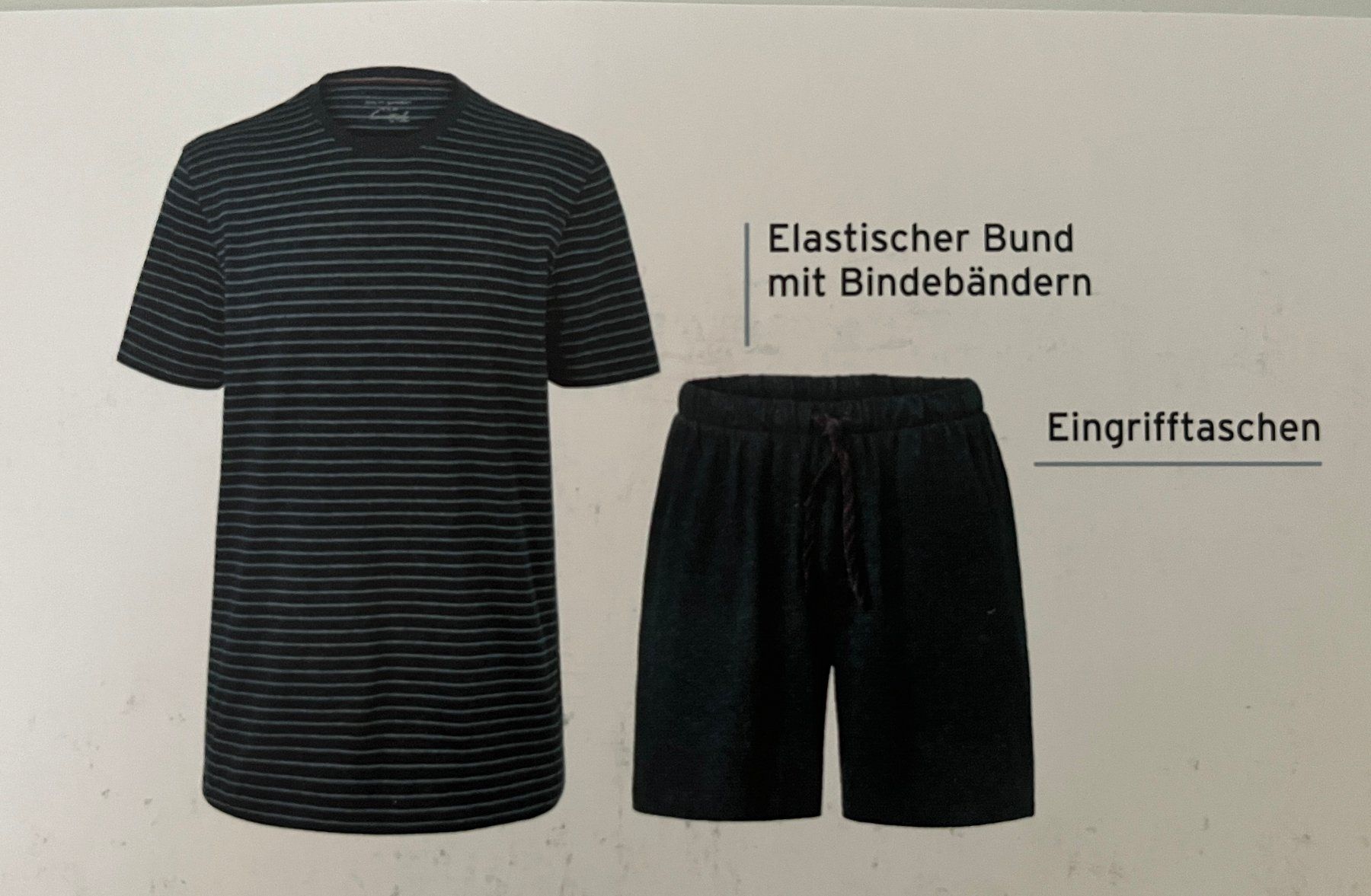 Tchibo Pigiami: Pyjama Herren, navy, Baumwolle, Gr. S 44/46 – Usato da Zürich venduto da fbsm 7