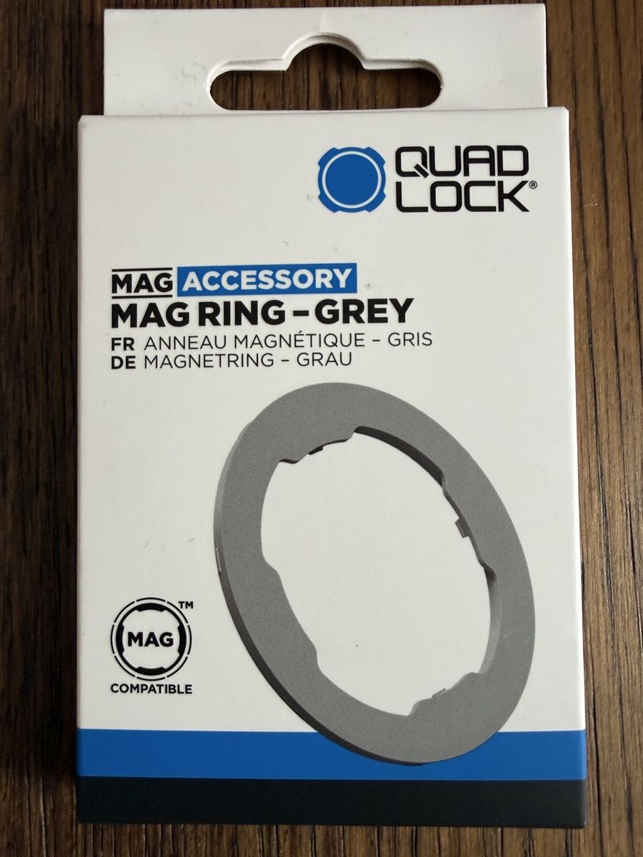 Quad Lock Supporti per biciclette: Quad Lock Mag Ring Grau Mag Accessory NEU – Nuovo e nell'imballaggio originale da Luzern venduto da Roeschuko