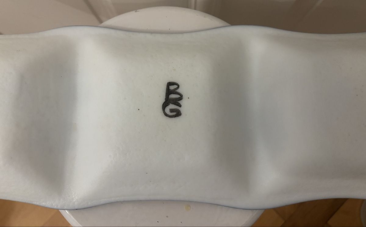 Servierplatten: Grand plat en opaline de Bernard Gilbert – Neu (gemäss Beschreibung) aus Genève von ati_tj8f 5