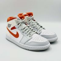 Nike Air Jordan 1 Mid Pure Platinum Starfish EU 41